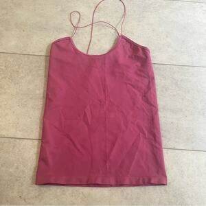 NWOT Intimately Free People Skinny Strap Seamless Cami Medium Hot Pink Coquette